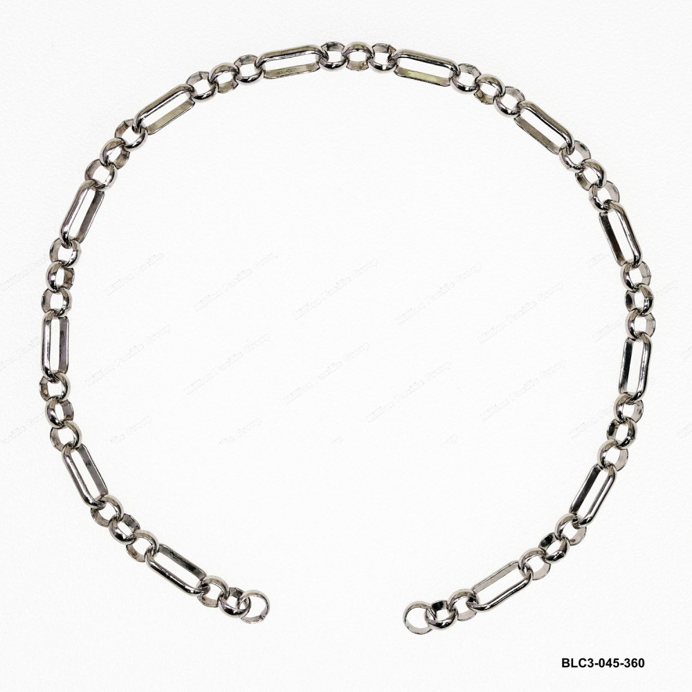 Belcher Rolo Half Round wire Alternating 3-1 Chain