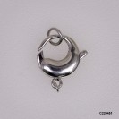 C220451, Handmade Casting Oval Trigger Clasp with Fixed Round End Ring ~13.8x17mm