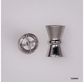 C220453, Magnetic Bow Tie Clasp Pearl Clasp Mix with Polished Sandblast design