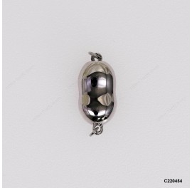 M048 [C220454], Bean Pin Clasp Pearl Clasp ~8.5x14mm