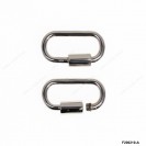 Sterling Silver Carabiner Screw clasp DIY Clasp