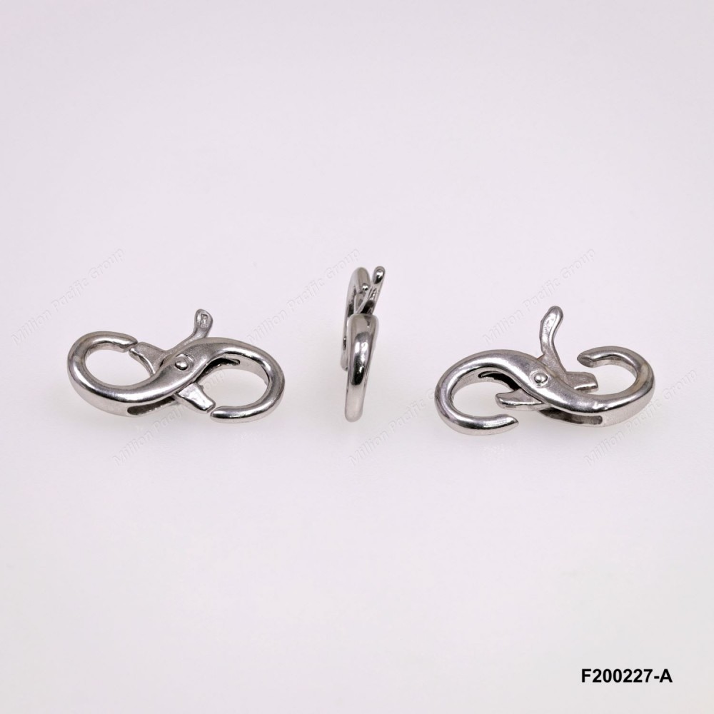 Casting Infinity Big Clasp two side open ~10.4x22mm