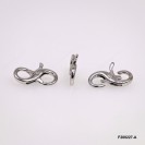 Casting Infinity Big Clasp two side open ~10.4x22mm