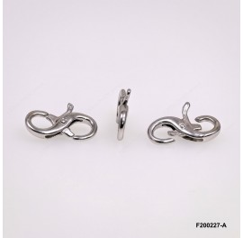 Casting Infinity Big Clasp two side open ~10.4x22mm