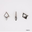 Microfusa Casting rhombic Clasp ~9x16.2mm