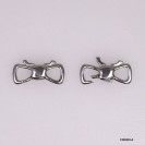 Microfusa Casting bow tie Trigger Clasp single open ~10.5x26mm