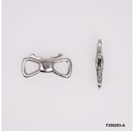 Microfusa Casting bow tie Trigger Clasp single open ~10.5x26mm