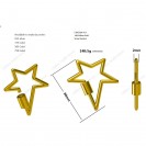 Star Design Screw clasp Customizable 