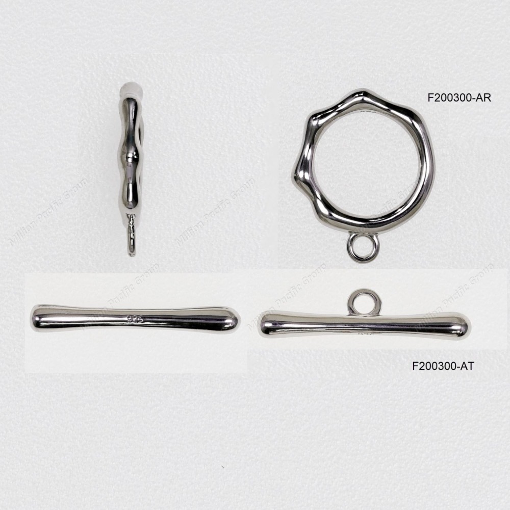 F200300, Casting Toggle Clasp T-BAR ~12.5mm