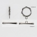 F200300, Casting Toggle Clasp T-BAR ~12.5mm