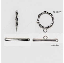 F200300, Casting Toggle Clasp T-BAR ~12.5mm
