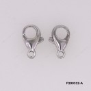 Italian Handmade Casting Trigger Clasp with fixed Round End Ring ~7x14mm