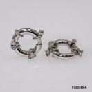 Bolt Ring Spring Ring with two Caps  ~3.5x16.6mm