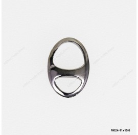 M024, Handmade Casting Oval Push-in open Hinged Triggerless Clasp