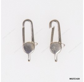 M027, Long Rectangle Trigger Clasp Size ~6.2x21.2mm [Rectangle fix ring included]