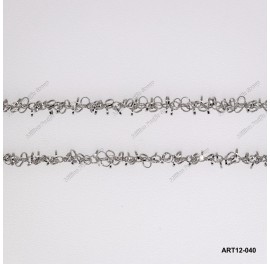 Oval Rolo Cable Anchor Chain with Round Dancing Rings
