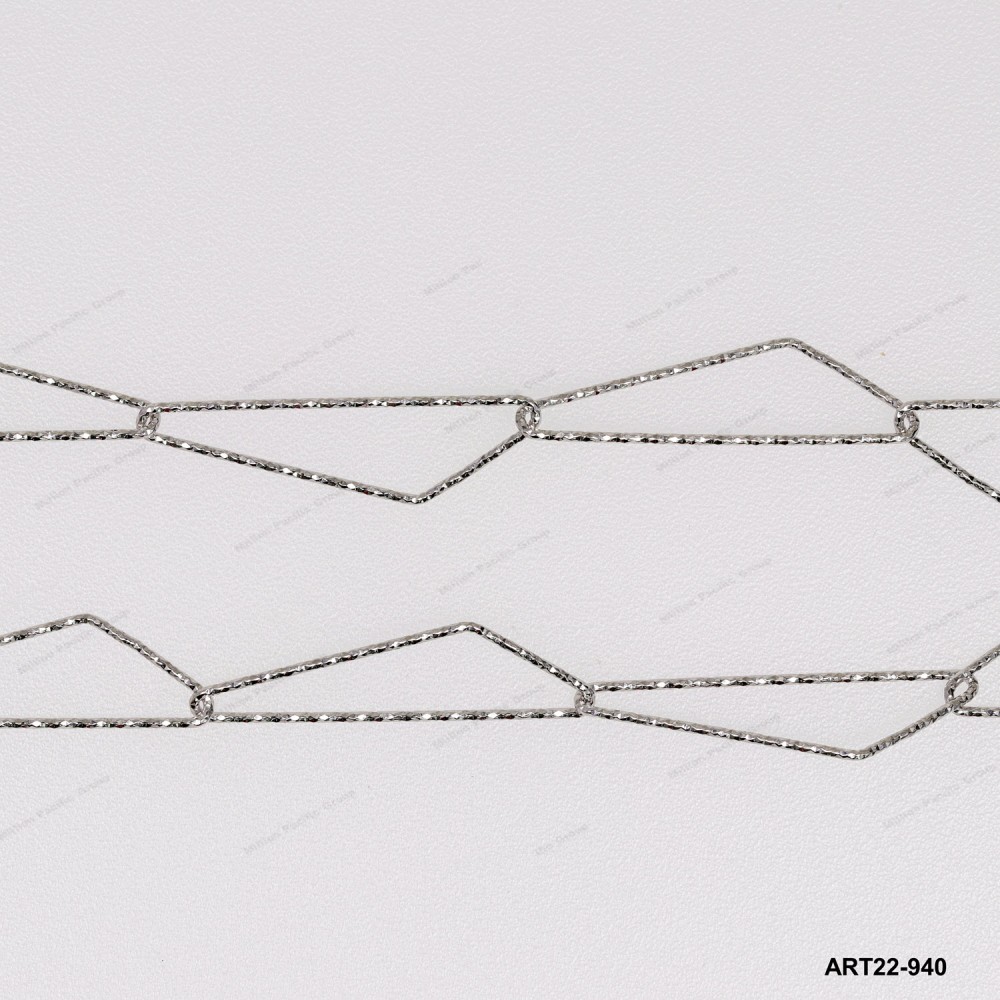 Triangle shape diamound cut Big Design chain