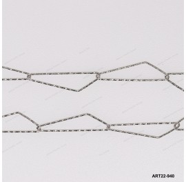 Triangle shape diamound cut Big Design chain