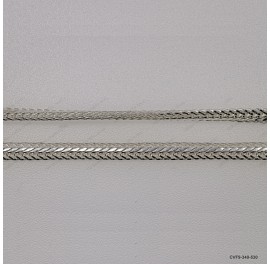 CVF9-340, Flat Oval Foxtail Chain width ~5.3mm