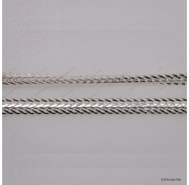 CVF9-430, Flat Oval Foxtail Chain width ~7mm