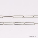 Paper Clip Round wire Long Link Chain Rectangle Rolo Anchor Cable Chain