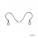 M011, Ear Wire with coil Earring hook