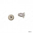 M069, Earring Nuts Backs Silicon inside, 5.4mm