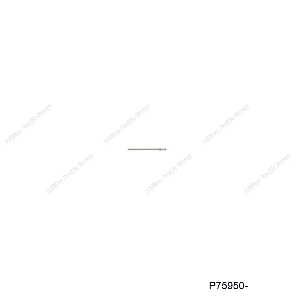 Earring Post Pin single Notch 0.75x9.5mm