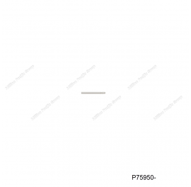 Earring Post Pin single Notch 0.75x9.5mm