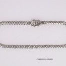 CURB2DOVA-180, Oval Curb 2 Diamond Cut Chain Miami CUBAN Hip Hop Necklace with Box Clasp Safe lock