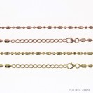 PLOVNB-ROD, Bead Oval Wave Cut 1+1 Chain 2.5mm