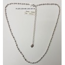 PLOVNB-ROD, Bead Oval Wave Cut 1+1 Chain 2.5mm