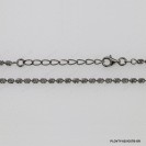 PLOVTY, Bead Oval Swirl Cut Chain