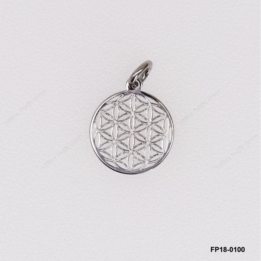 Round flat Flower of Life by Laser cut ~12mm