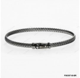 F00397, Italian Flat Chain 3.6mm Bangle