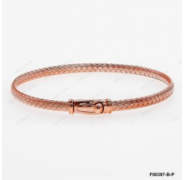 F00397, Italian Flat Chain 3.6mm Bangle