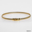 F00397, Italian Flat Chain 3.6mm Bangle