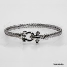 F00414, Italian Flat 5mm Chain Design Bangle