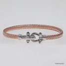 F00414, Italian Flat 5mm Chain Design Bangle