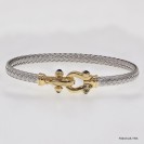 F00414, Italian Flat 5mm Chain Design Bangle