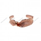 Design Casting Wavy Open Bangle Italian Handmade
