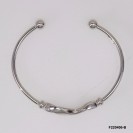 Open wire Infinity Bangle 2.5mm