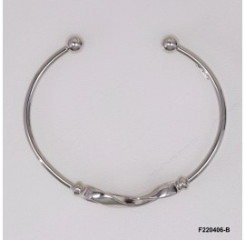Open wire Infinity Bangle 2.5mm
