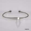 Open wire Plate Customized Bangle 2.5mm