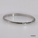 Oval Plain Bangle 6mm