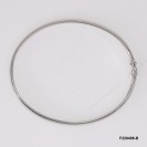 Oval Plain Bangle 6mm