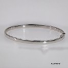 Oval Plain Bangle 4.2mm