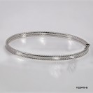 Rectangular Twilling Bangle 4mm
