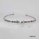 Open Wire design beads Bangle 1.4mm