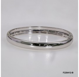 Oval Plain Bangle 8.3mm